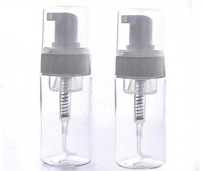 Wholesale 30ml 50ml 60ml 100ml 150ml 200ml Pet White Transparent Soap Foam Pump Bottles with Foamer Pump and Cap